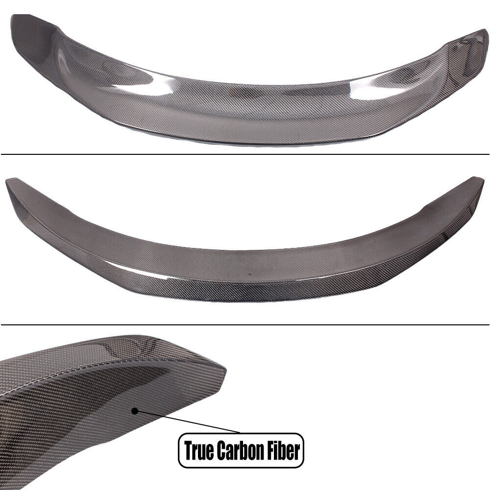 Fit For Tesla Model 3 V Rear Trunk Spoiler Wing Lip Real Carbon Fiber 2017-2023