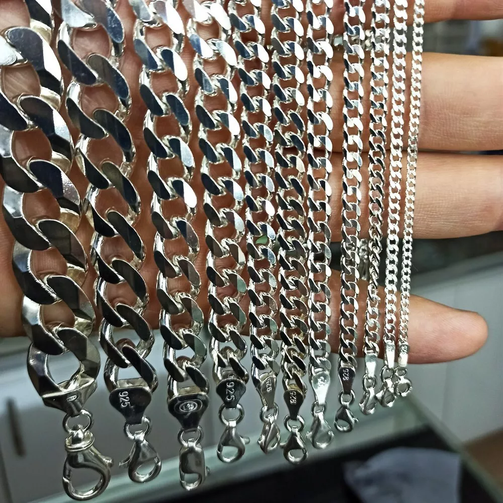 Chain links gourmette necklace shop