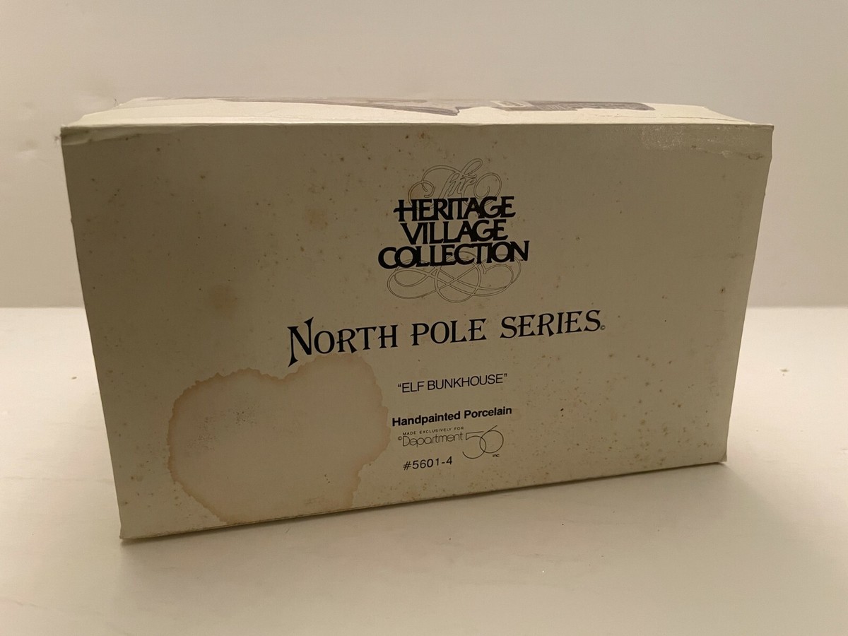 Dept 56 Heritage North Pole Series Elf Bunkhouse Christmas | eBay