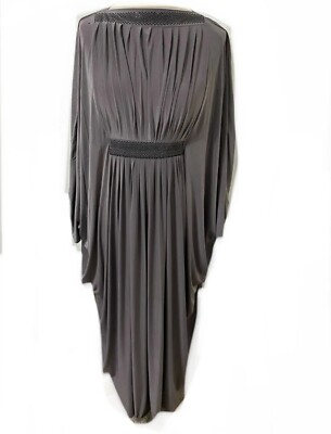 silver grey mother of the bride dresses uk Premium Nida Ruffle Sleeve Abaya – Modest Wear for Ramadan & Eid – Noor &  Grace main image 0