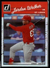 2023 Panini Donruss 1990 Retro Prospect #241 Jordan Walker Career Hits Holo /244