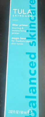 Tula Skincare Filter Primer Magic Hour for Medium/Deep Skin Tones 2 fl oz 0200