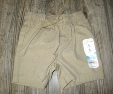 Jumping Beans Infant Boys Size 3M 3 Months NWT Khaki Shorts