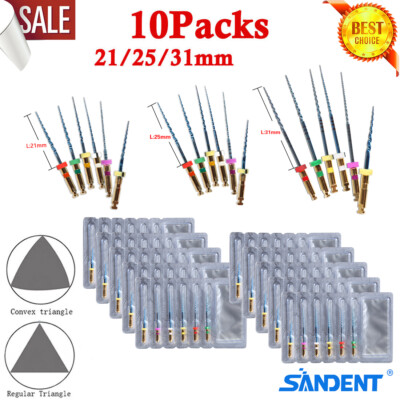 USA Dental Endodontic NiTi Engine Use Heat Activated Rotary Files 19/21/25/31mm