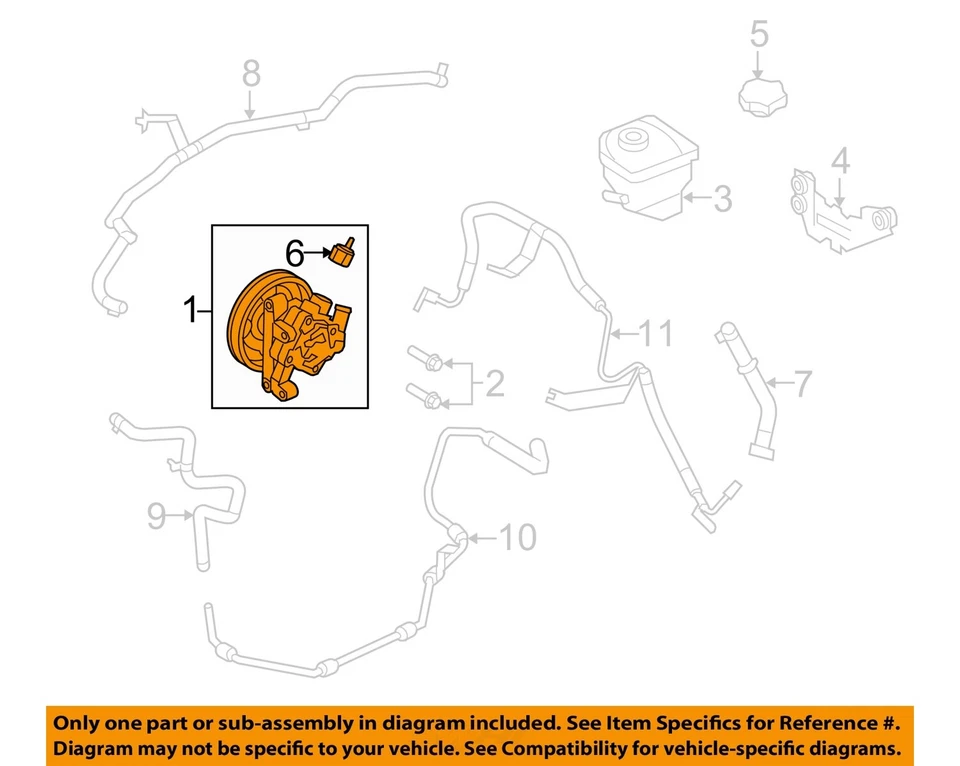 Bomba de dirección asistida usada se adapta a: Ford Fusion 2011 3,5 grado A Foto 3 de 4