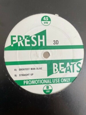 Three Times Dope - Greatest Man Alive / Straight Up 12'' Hip Hop Vinyl Steady B