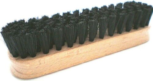Spazzola lucidante spazzola lucida spazzola per scarpe spazzola per sporco setole scure circa 16 x 4 cm - Foto 1 di 1
