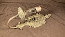 Vintage Cast Brass Candle Wall Sconce Wall Mount Light Lamp