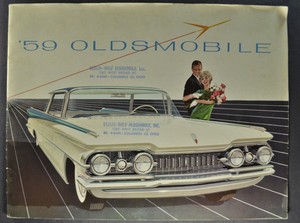 1959 oldsmobile large brochure 98 super 88 dynamic wagon nice original 59 ebay ebay