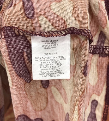 Wallflower Pink Camouflage T-Shirt Juniors Size M Medium Short Sleeve NWT - Picture 3 of 4