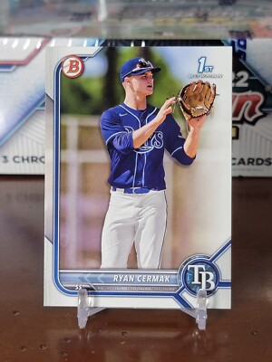 2022 Bowman Draft Ryan Cermak Paper  Rays 1st bowman buy more & Save (cb)