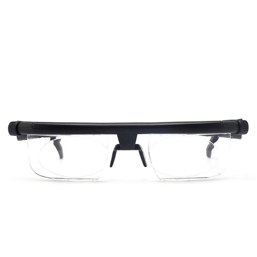 Dial Adjustable Glasses Variable Focus For Reading Distance Vision Eyeglasses US - Picture 6 of 7