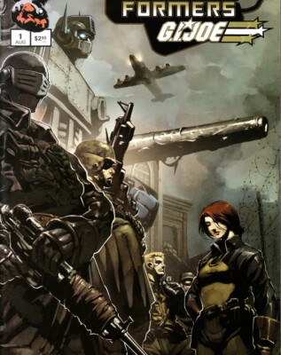 Dreamwave Productions Transformers Gi Joe Issue No 01 Cover B August 2003