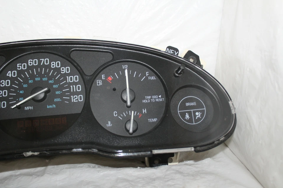 Cuadro de instrumentos velocímetro 03 04 Buick Century LCD RECONSTRUIDO 169.319 MILLAS Foto 4 de 4