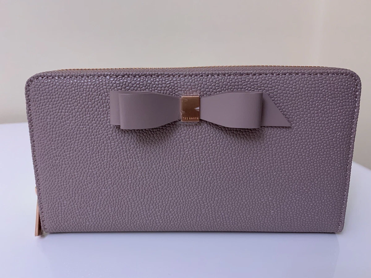 Aine bow leather matinee purse clearance