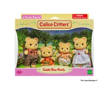 Sylvanian Families Calico Critters Cuddle Bear Family