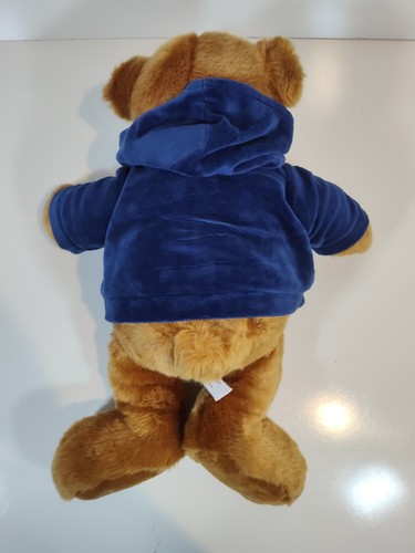 Gund All Stars Basketball Bear Plush Stuffed Animal With Blue Hoodie NWT 19" - Picture 7 of 10
