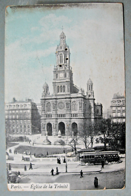 1909 era Paris - Eglise de la Trinite, France Postcard | eBay