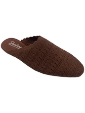 Skechers Cleo Snip Wshble. Recycled Crochet Mules Sweet Daffodil Cinn.