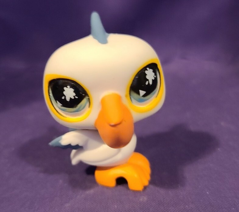 Figurine Littlest Pet Shop Petshop - Pélican, Occasion, Référence 25/01/14