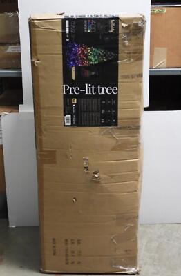 Twinkly - Smart Pre-lit Christmas Tree 400 RBG + W LED Lights - 7.5ft