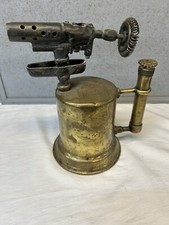 Vintage Otto Bernz Brass Gas / Oil Blow Torch / Made in Newark N.J.
