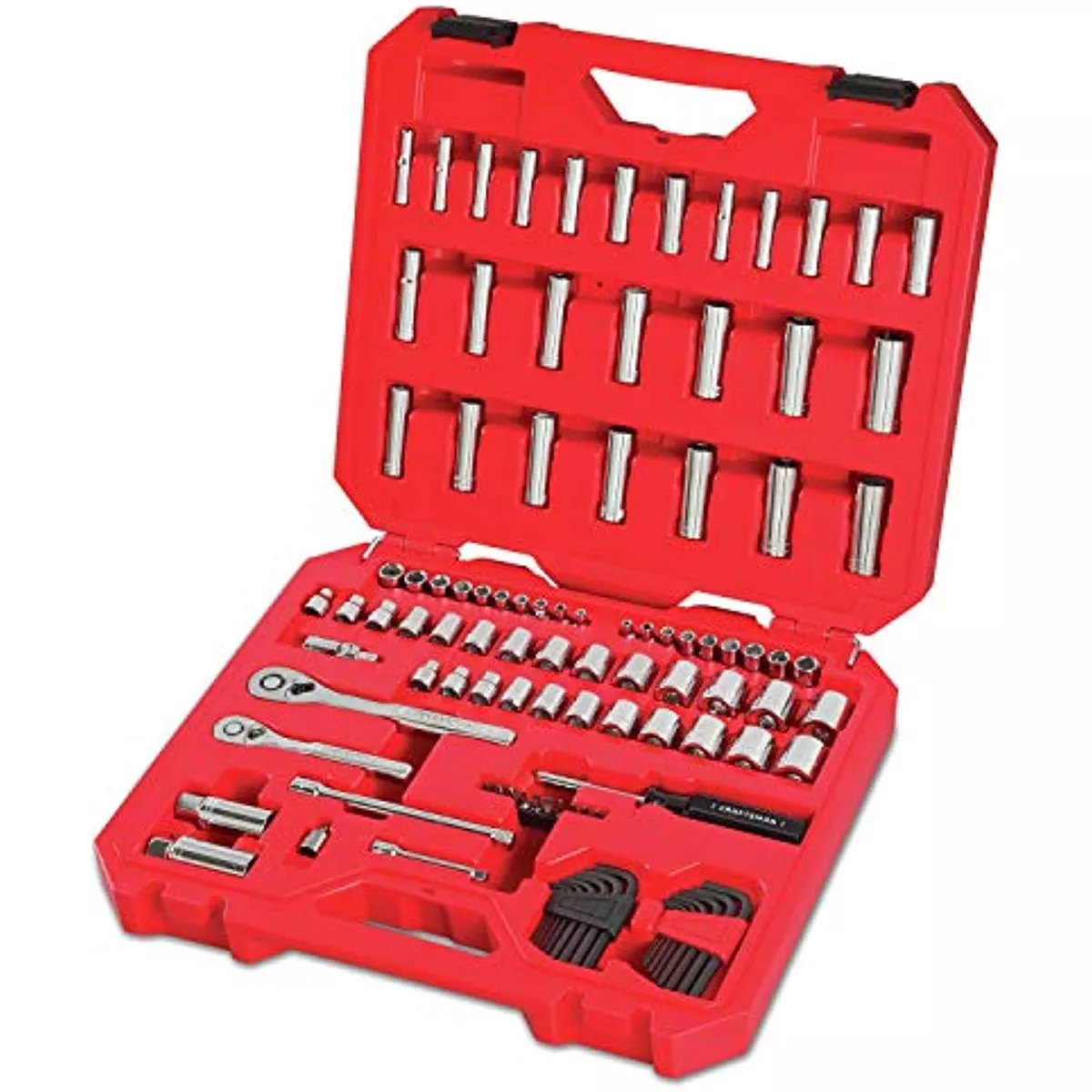 CRAFTSMAN Socket Set 1 4 Inch 3 8 Inch Drive Standard and