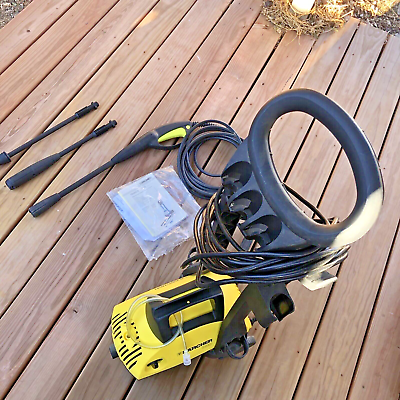 Karcher 1800 PSI 1.30 GPM K 3 Follow Me Portable Electric Power Pressure  Washer on Wheels with Vario & Dirtblaster Spray Wands 1.601-990.0 - The  Home Depot, mine blocks 1.30 
