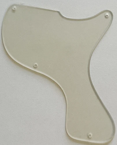 Guitar Pickguard For Gibson Les Paul Junior 1958 Style 1 Ply Clear Transparent