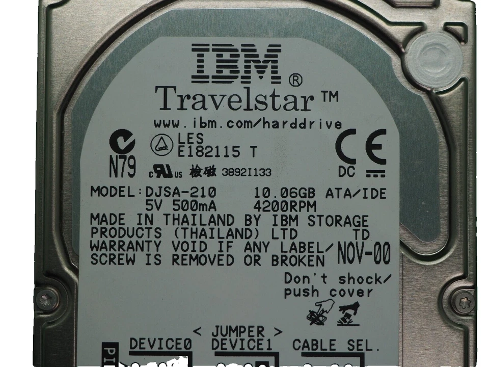 IBM TRAVELSTAR HARDDRIVE - Image 2 of 4