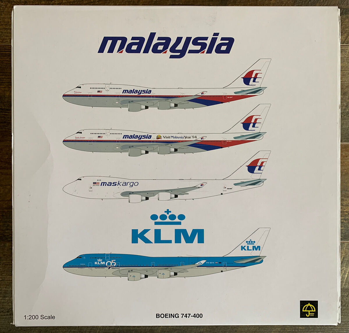 INFLIGHT KLMオランダ航空　747-400 1/200 Inflight 200 Commemorative KLM Royal Dutch Airlines B747-400