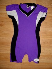 Girls Gymnastic-Dance-Tumbling-Ice Skating Skate Leotard Bodysuit Costume-XS-4-5