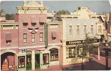 Anaheim California Disneyland Upjohn Pharmacy Vintage Postcard