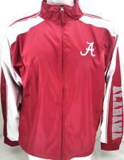 NEW Alabama Crimson Tide Colosseum Full Zip Maroon Windbreaker Jacket Men's L