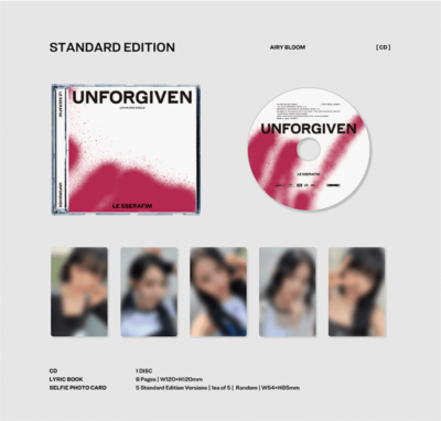 LE SSERAFIM - JAPAN 2nd Single [UNFORGIVEN] Standard Edition CD | eBay