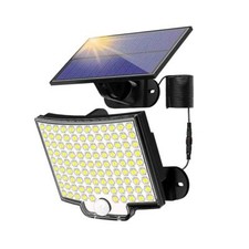 Solar LED Light Outdoor Wall Light with Motion Sensor for Patio Garage Backyard