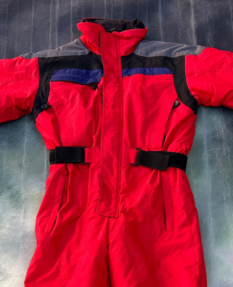 Traje de nieve de esquí rojo vintage Rawik Outerwear para mujer talla L. Foto 2 de 4