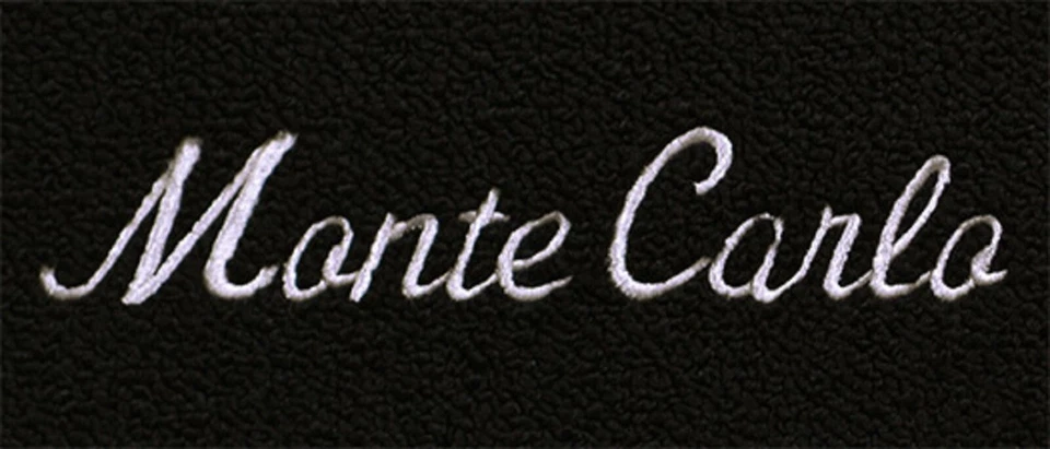 Alfombrillas Cutpile ACC 1973-1977 Chevrolet Monte Carlo logotipo personalizado 4 piezas Foto 2 de 4