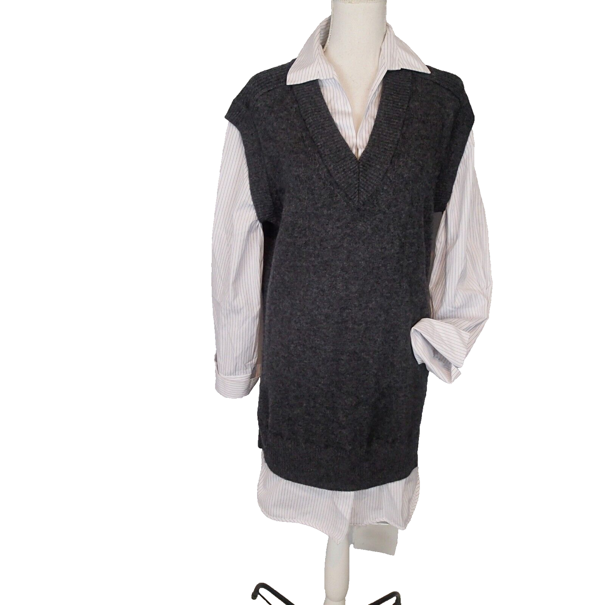 brochu walker layered sweater dress Brochu Walker Women's The Printed Layered Looker Dress