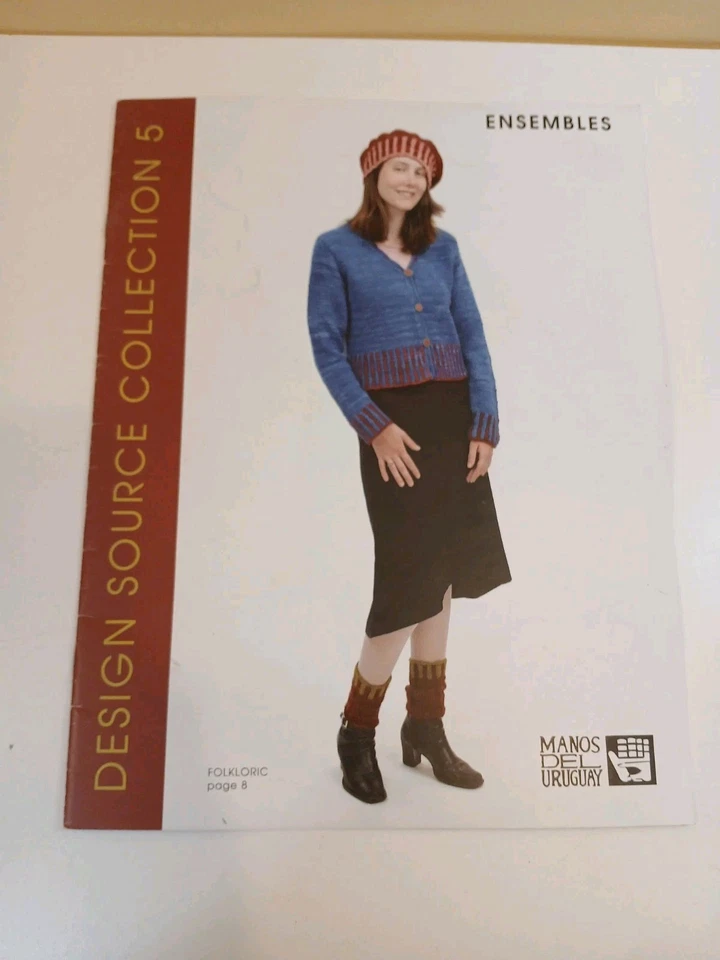 Manos Del Uruguay Knitting Pattern Books Magazine Womens Lot- MG1 - Image 3 of 4