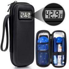 Insulin Cooler Travel Case TSA Approved, Temperature Display Insulin TravelCa...