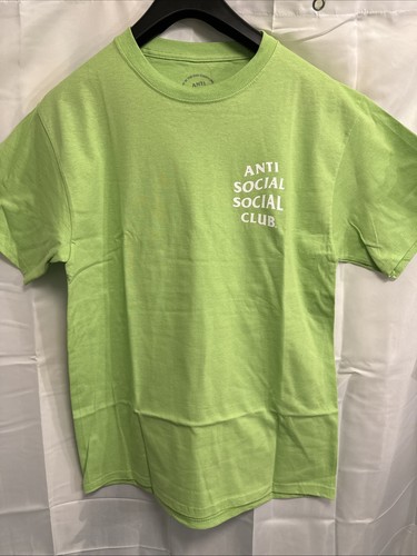 Anti Social Social Club T-shirt Lime Green Size Medium