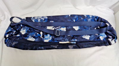 LULULEMON ATHLETICS YOGA MAT CARRYING BAG Blue Floral