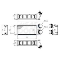 LadeluftküHler FüR Citroen C4 Ds4 Ds Ds 4 Crossback Peugeot 3008 07-18 1440H9