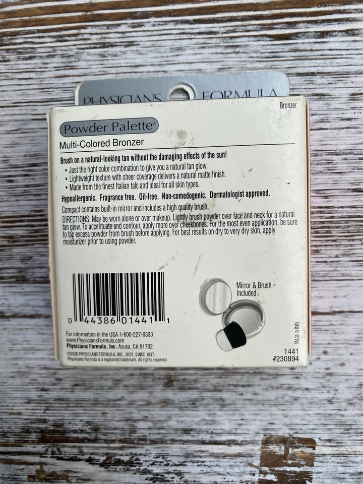 Physicians Formula BronzePowder Palette Multi-Colored Face Enhancer #1441 Medium - Image 2 of 2