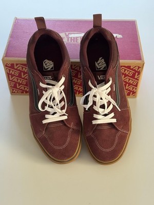 Vans Filmore Suede Mesh Chocolate Gum Mens US Size 12 Very Good Condition w/ Box