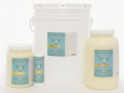 Soothing Touch Invigorating Massage Gel - Non Greasy- Eucalyptus Essential Oil