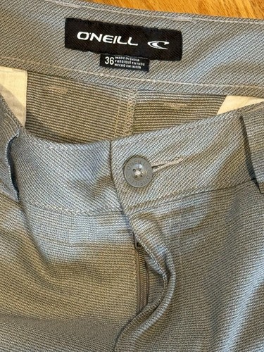 O'Neill Shorts Chino Light Gray Men Size 36 Surf Skate Beach - Picture 3 of 7