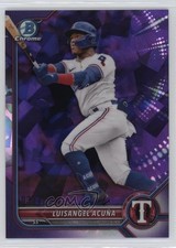 2022 Bowman Chrome Draft Sapphire Edition Purple 3/10 Luisangel Acuna Acuña 01nw