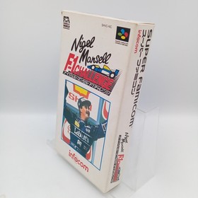 Nigel Mansell F1 Challenge Super Famicom SF Nintendo NES Japan No Manual